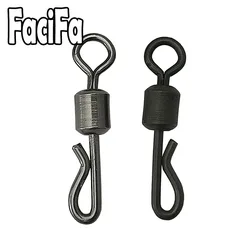 Conector giratorio con rodamiento en forma de Q para carpa de pesca