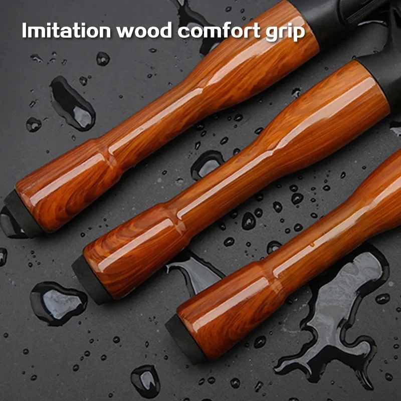 Caña de pescar telescópica con mango de corcho, caña de pescar portátil de fibra de carbono, accesorios de herramientas para lanzar al aire libre - imagen 5