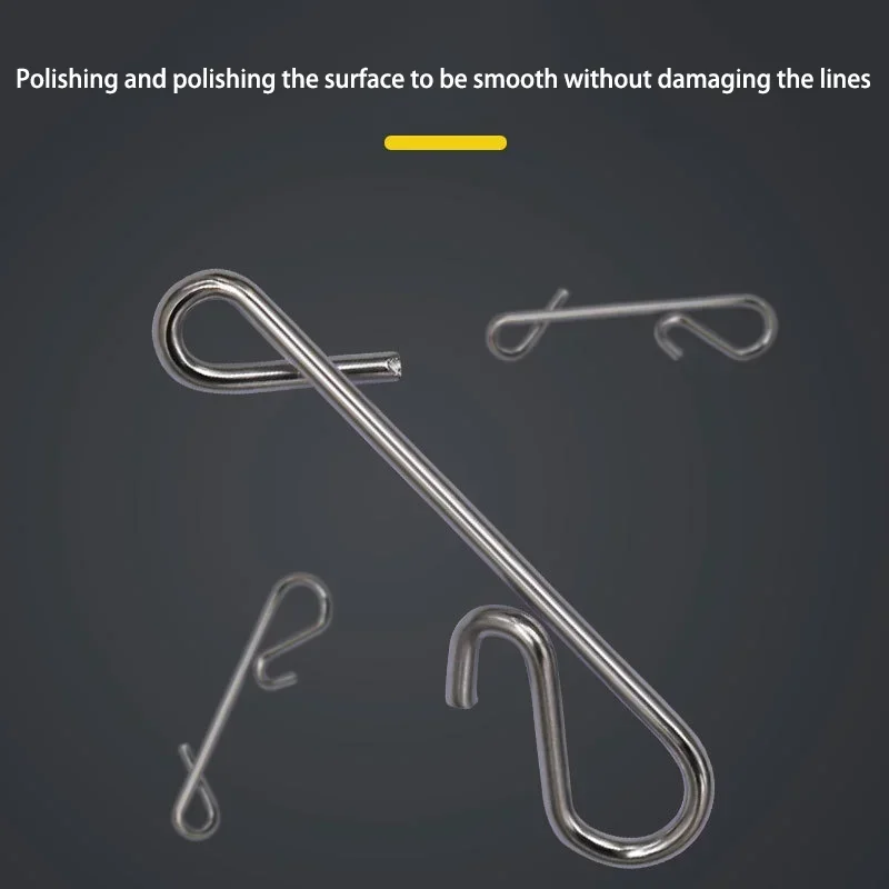 50 unids/caja conectores trenzados sin nudos barril giratorio accesorio herramienta de pesca Kit de señuelo - imagen 4