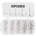 50pcs Silver Hook
