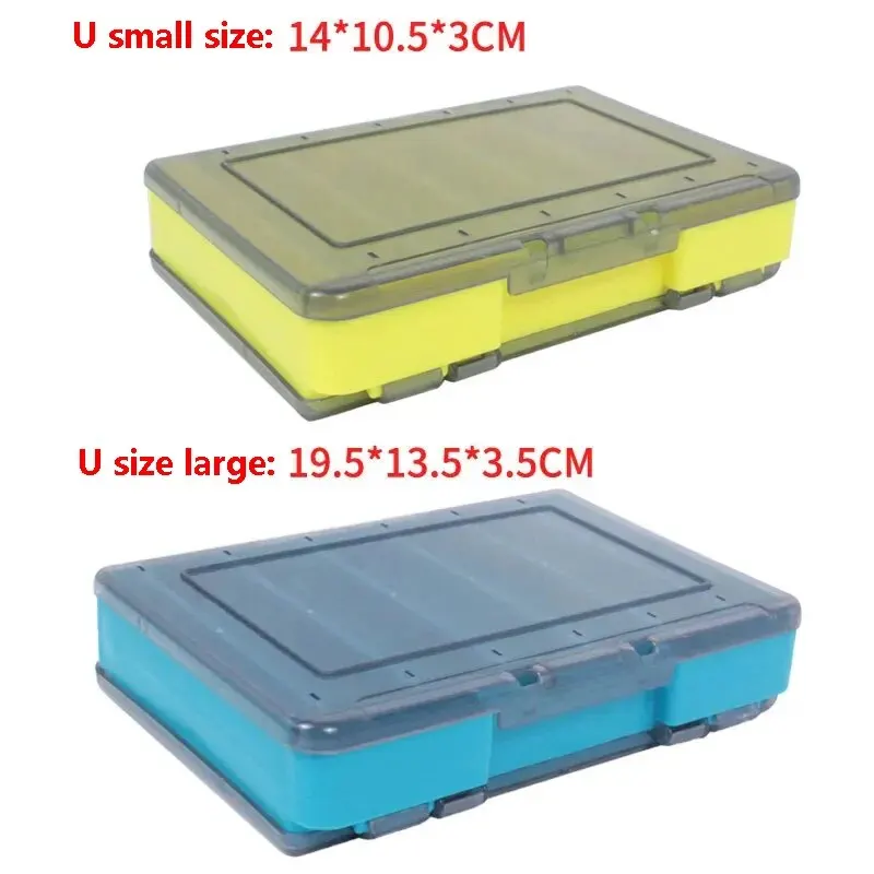 Caja de accesorios Luya, caja de madera para camarones de tamaño U, caja de almacenamiento para cebo, VIB Minobo Climb transparente - imagen 5