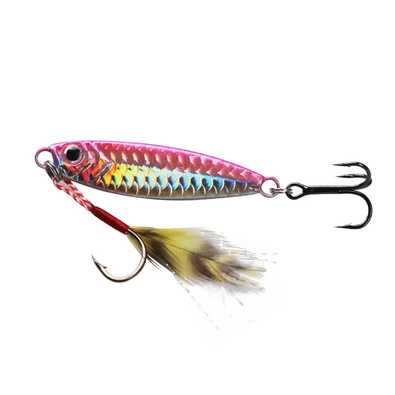 Cuchara de plantilla fundida de Metal, 7/10/15/20g, fundición a tierra, Jigging, pez, lubina, señuelo de pesca, aparejos de cebo Artificial - imagen 5