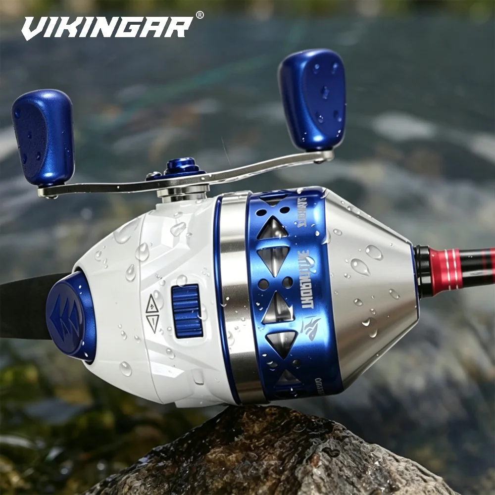 Carrete Spincast VIKINGAR 4.0:1 – Cara cerrada para principiantes - imagen 2