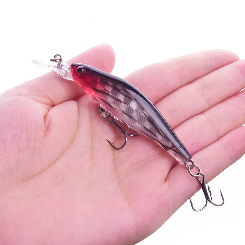 Señuelos de Pesca de pececillo que se hunden, 8,5 cm, 6,5g, Wobblers, Carkbait Swimbait, cebo duro Artificial japonés para Lucio, Jerkbait, 1 ud. - imagen 4