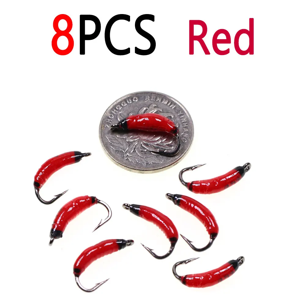 8pcs Red