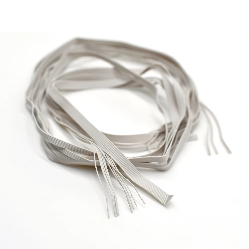 Alambre de látex MNFT para atar moscas – Blanco grisáceo 0,3mm - imagen 3