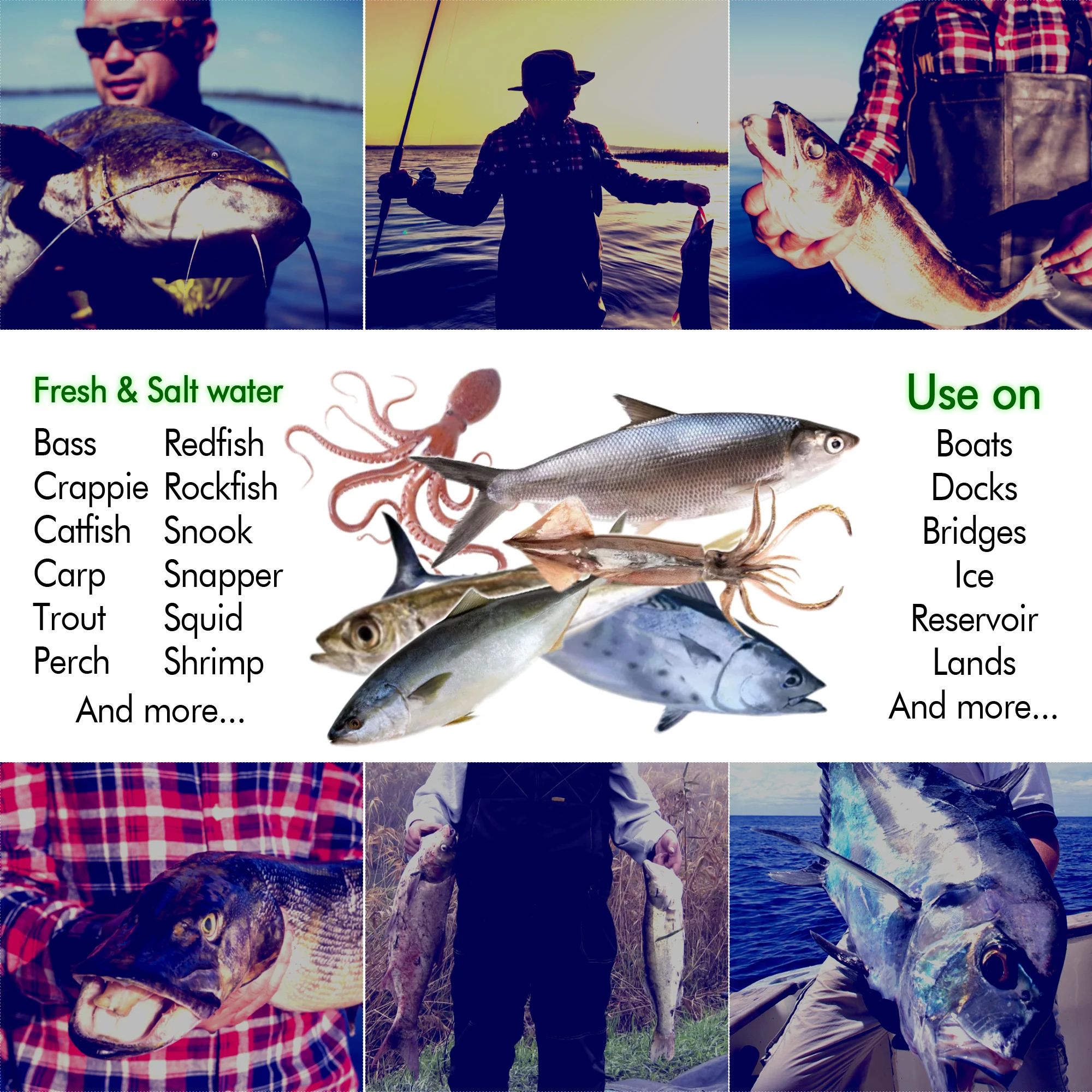 Luz de pesca submarina de 400W, 220V, 39000LM, LED de alta potencia, señuelo verde y blanco, lámpara buscador de cebo, atrayente para pesca en aguas profundas - imagen 5