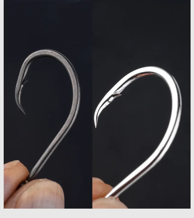 KEARMMING Japón acero alto en carbono tubo de aguas profundas pesca mil águia barcos con pico dormir Suicida liberación gancho lanza dorada - imagen 5