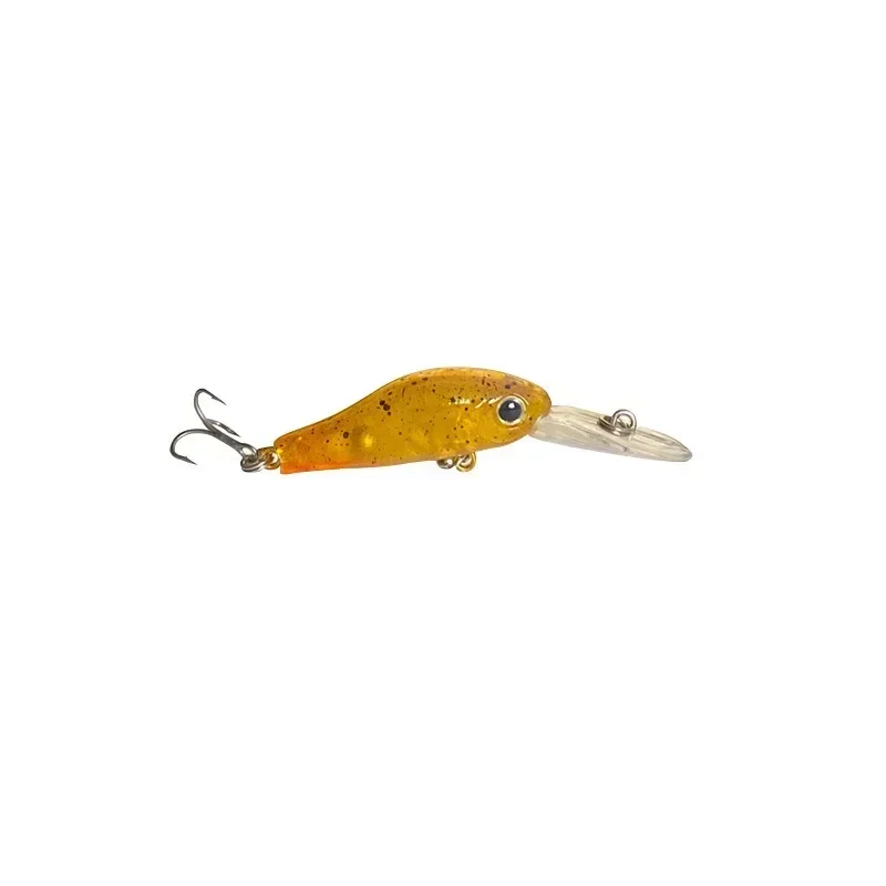 1 Uds 5,5 cm/7cm señuelo de Pesca calidad Minnow señuelo ojos 3D cebo duro de plástico Pesca plantilla Artificial Wobblers Crankbait cebo de Pesca - imagen 4