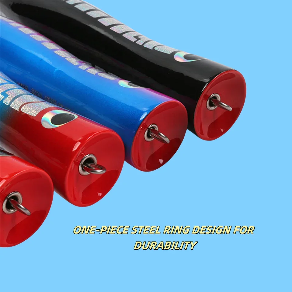 Wobblers Popper de madera de 1 piezas, Señuelos de pesca de superficie de 30g y 80g, cebos duros para lucios, aparejos de pesca, Swimbaits - imagen 3