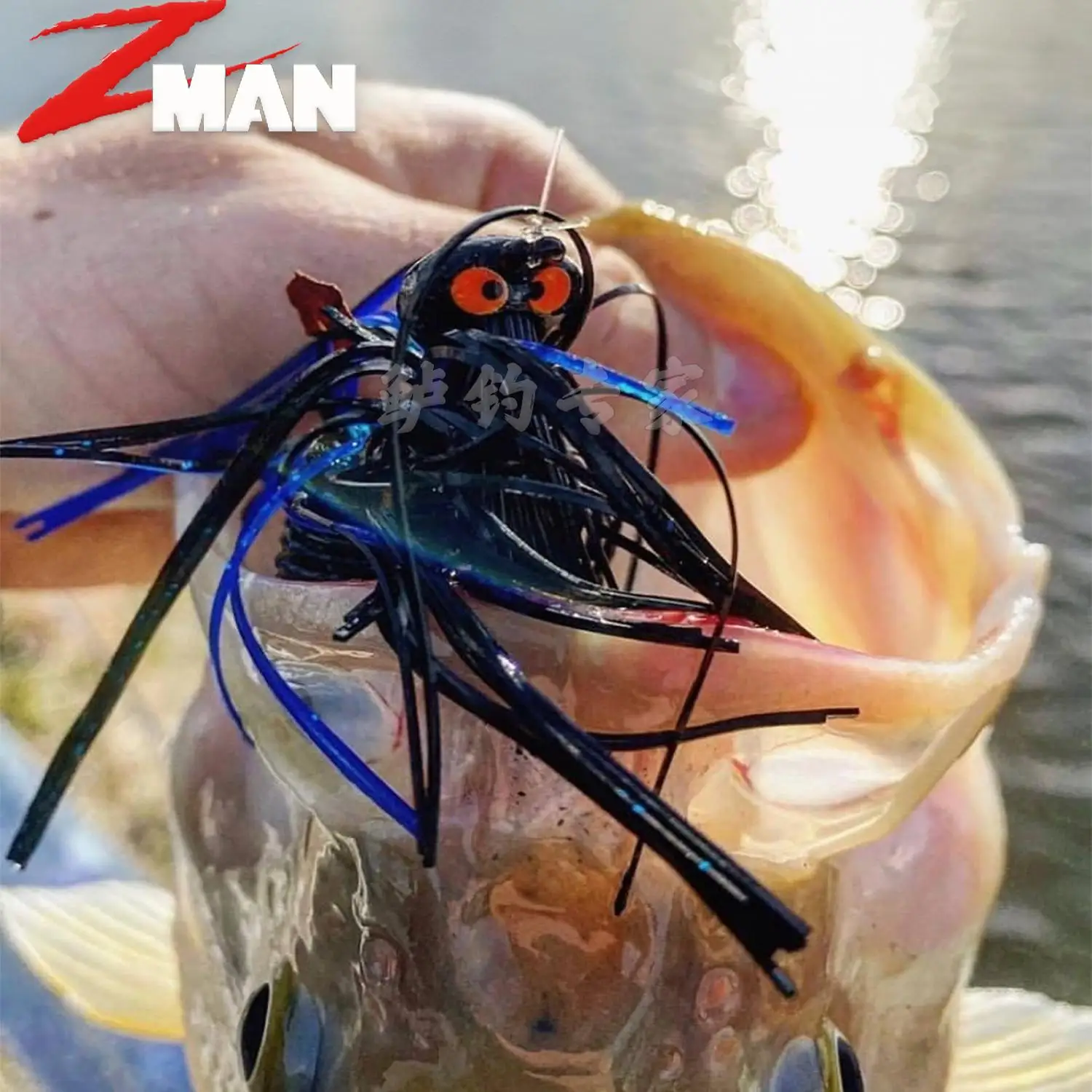 Plantilla de volteo ZMAN importada de Estados Unidos, colgante de plomo de grupo de goma CROSSEYEZ JIG - imagen 4