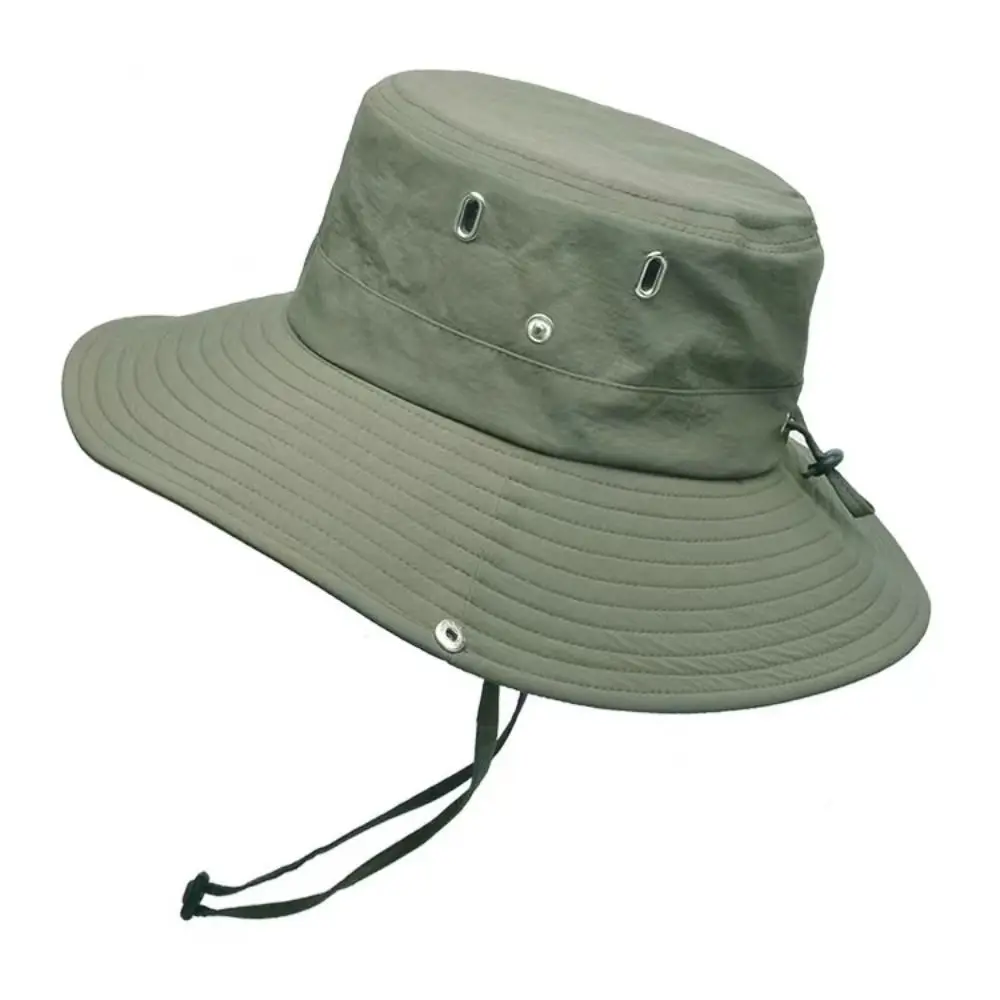 Sombrero de pesca con protección solar y cordón ajustable - imagen 3