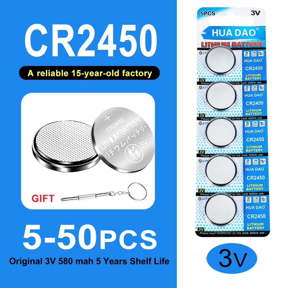 Pack de baterías CR2450 WHITECRANE