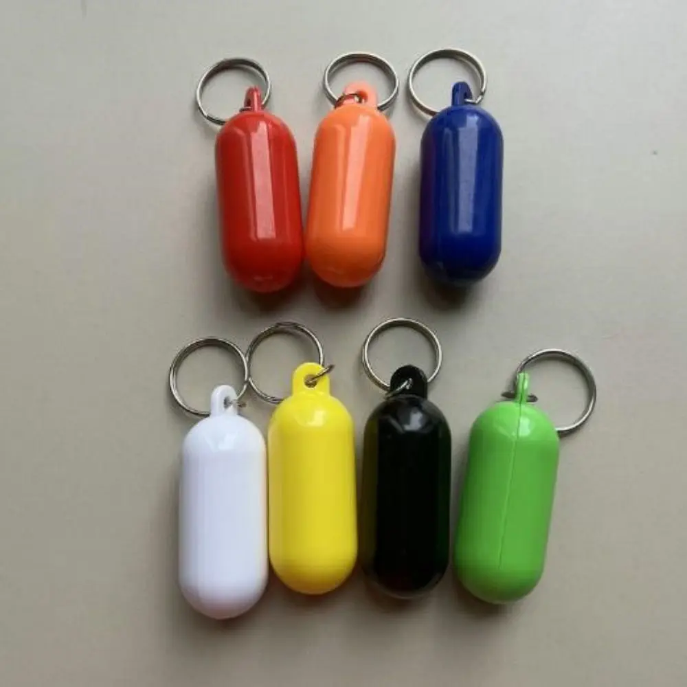Reemplazo de llavero flotante de plástico para Kayak, 7 colores, llavero flotante para barco de vela marina, accesorio para barco, llavero flotante - imagen 4