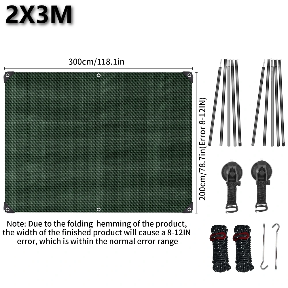 2X3M Green and White