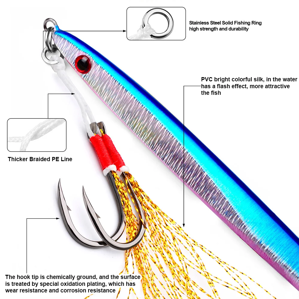 PROBEROS 20 piezas anzuelos de pesca de acero rico en carbono, plantilla forjada de alta resistencia, tratamiento térmico, resistente a la corrosión - imagen 4