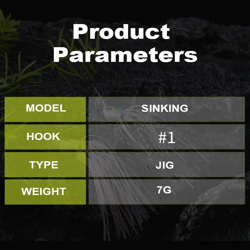 RIKAON Flash Blade Chatter Bait Ultra rápido vibrador JIG 7g/10g con 2 uds cable de aleación de titanio para lubina perca Pike - imagen 3