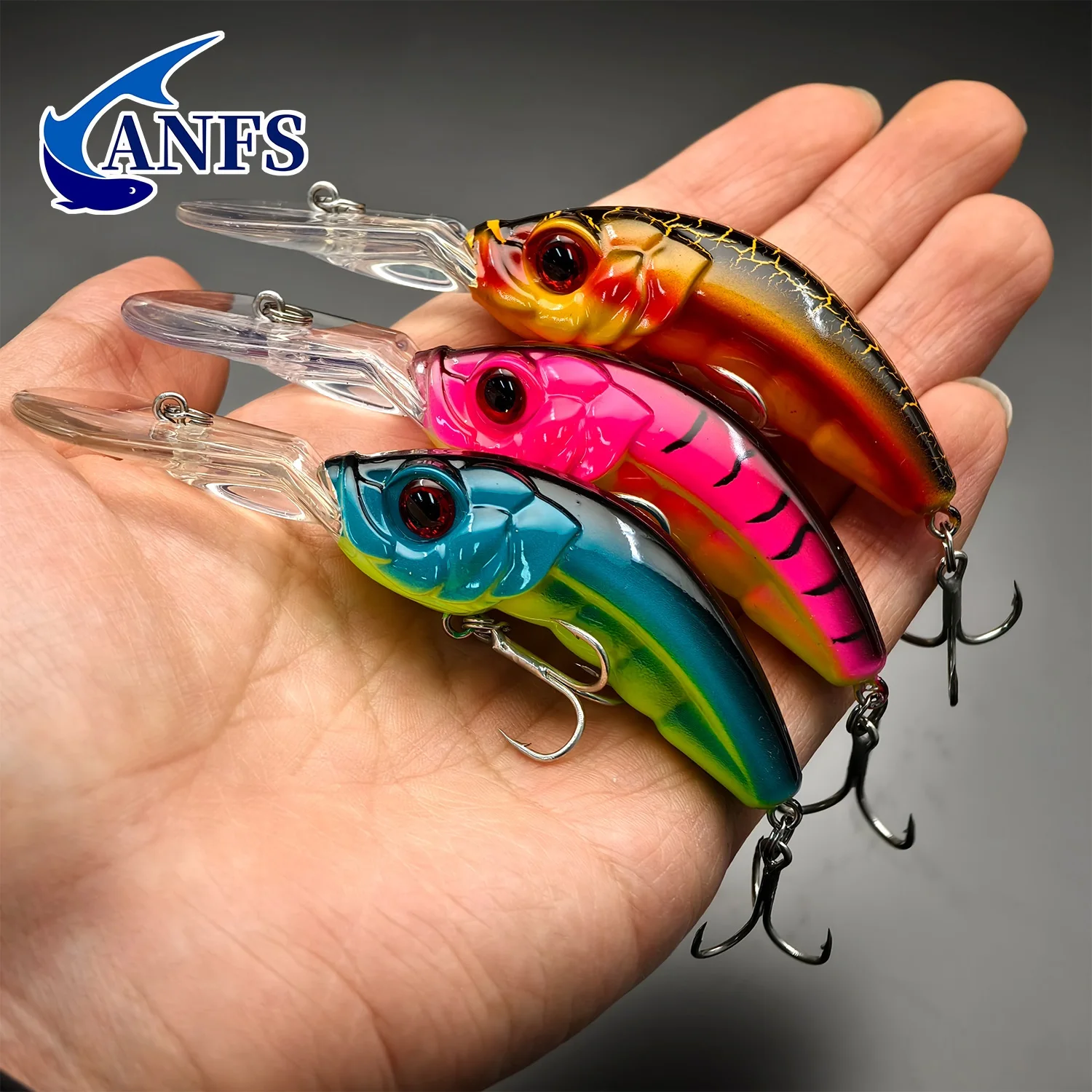 Señuelo Topwater Cranbait ANFS para lubina, lucio jerk minnow - imagen 3