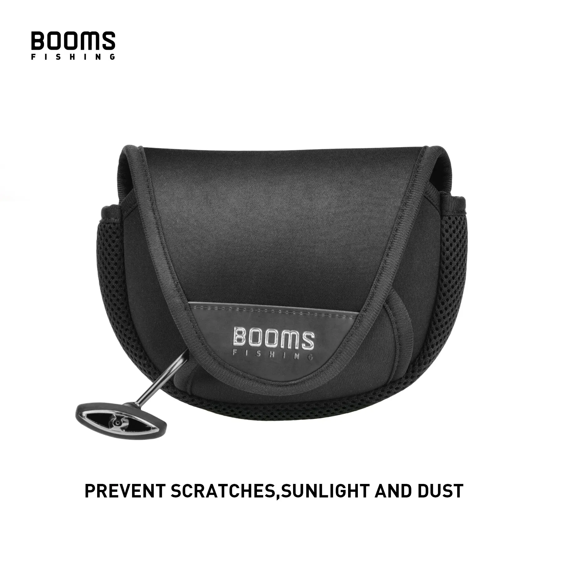 Booms Fishing RC2 cubierta protectora de carrete de pesca giratoria funda protectora de carrete de pesca Baitcasting, bolsa de carrete de pesca - imagen 3