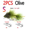 S 2PCS Olive
