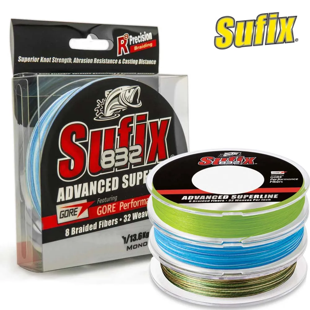 Sufix 832 trenzado 8X línea de pesca trenzada 120M/250M multifilamento súper fuerte 8 línea de pesca trenzada pesca de carpa pesca 13-86LB - imagen 2