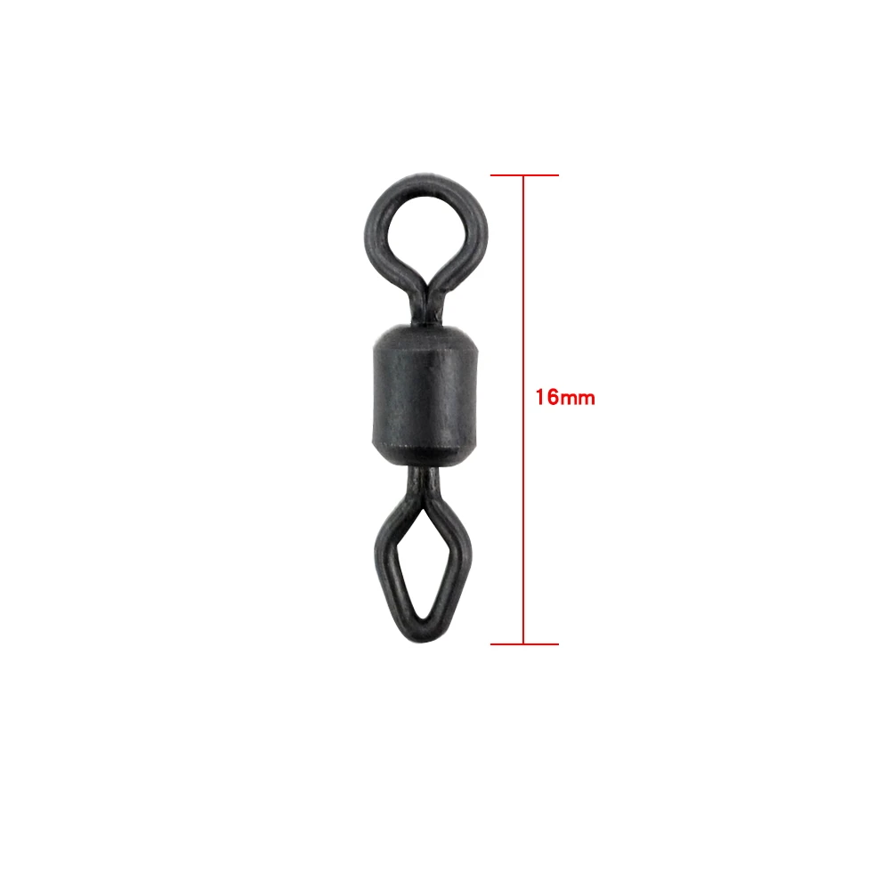 Hirisi-20 piezas giratorios para pesca de carpa, aparejos de pesca de cuerpo largo, alta velocidad, AE046 - imagen 3