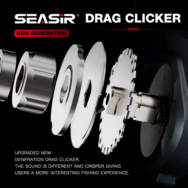 Carrete Baitcasting Seasir Commando Power 7.1 – 9kg para agua salada - imagen 2