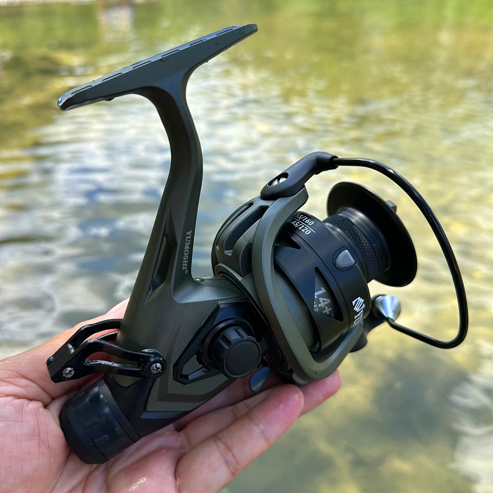 Carrete spinning de agua salada con freno metal y mango intercambiable - imagen 5