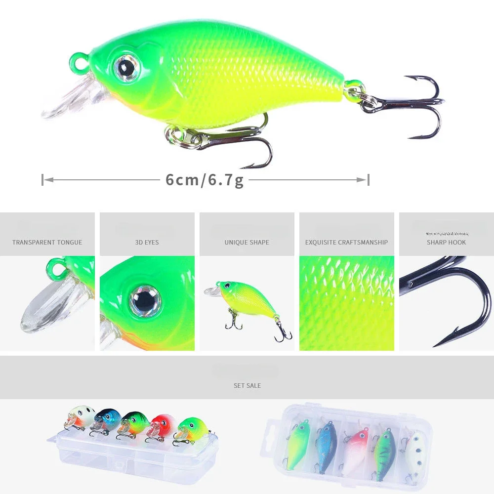 ロングキャスティング-フィッシング用のベイトキット,ベイト,ブラックフィッシュ,シーフィッシング,ナイトライト,5ユニット - imagen 2