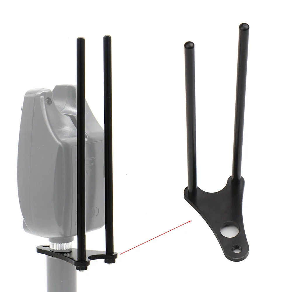 JSFUN-barras de enganche para pesca de carpa, orejas de aleación de aluminio para alarmas de mordida, resistente al viento, anticaída, aparejos de pesca - imagen 4