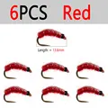 6pcs Red