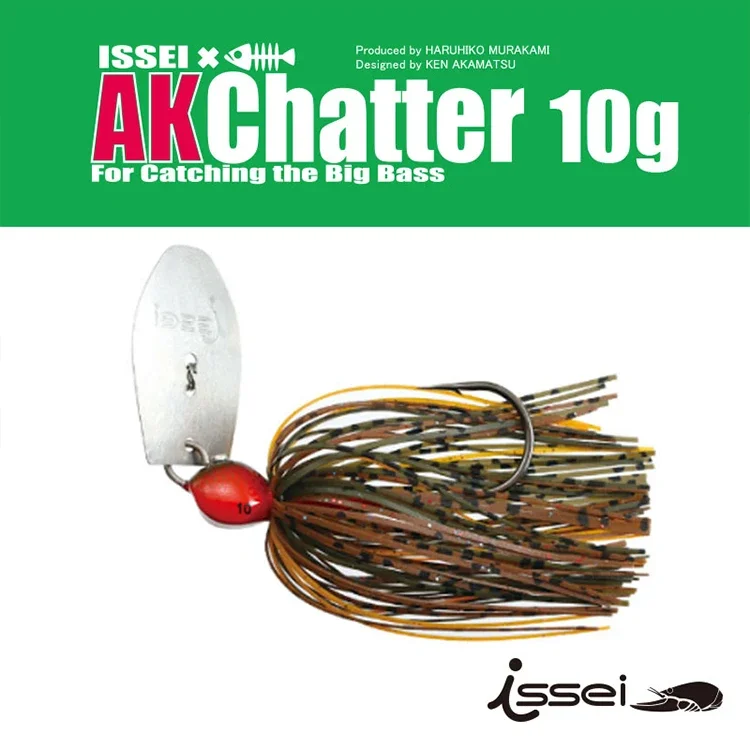 Japan Issei AK Chatterbait 8g10g Waterboard JIG señuelo, cebo de reacción, Beard Guy - imagen 2