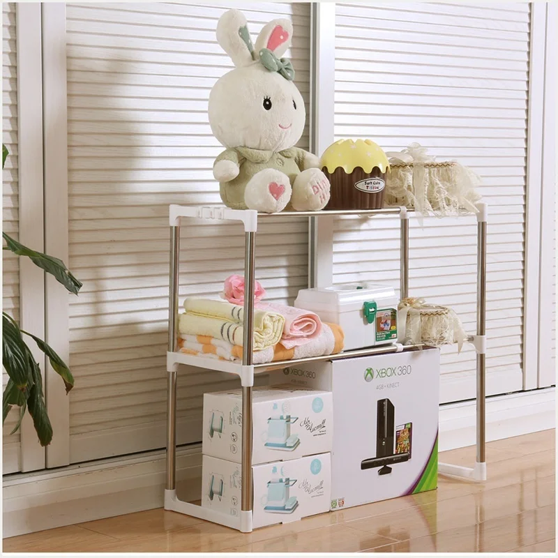 Horno microondas multifuncional ecológico, estante de almacenamiento de acero inoxidable, ajustable, libertad independiente - imagen 5