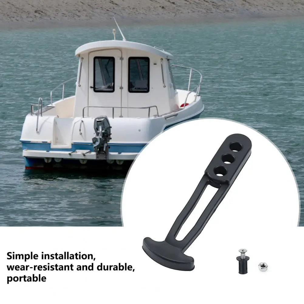 Banda de pestillo de escalera, 3/4 agujeros, liberación rápida, multiusos, portátil, correa de escalera telescópica, banda de pestillo de goma, suministros para barcos - imagen 2