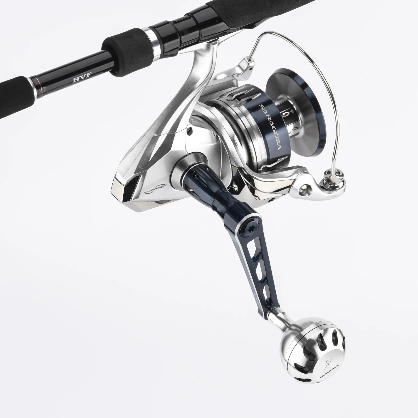 GOMEXUS Manija de alimentación para carrete Shimano Saragosa SW - imagen 2