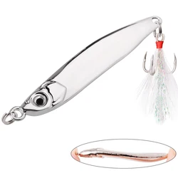 Señuelo cuchara Metal Plateado-Dorado 7-60g