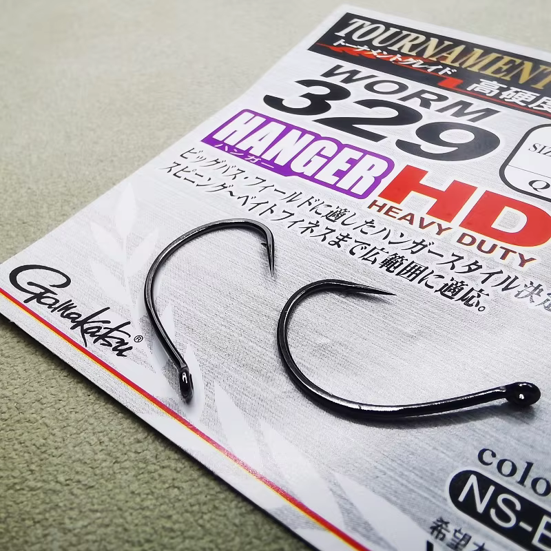 Gancho de pesca japonés Gamakatsu Gamakatz, gancho loco, invertido, 329HD, gusano de fideos, Senko, Original, sin plomo - imagen 2