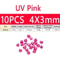 10PCS 4x3mm Pink