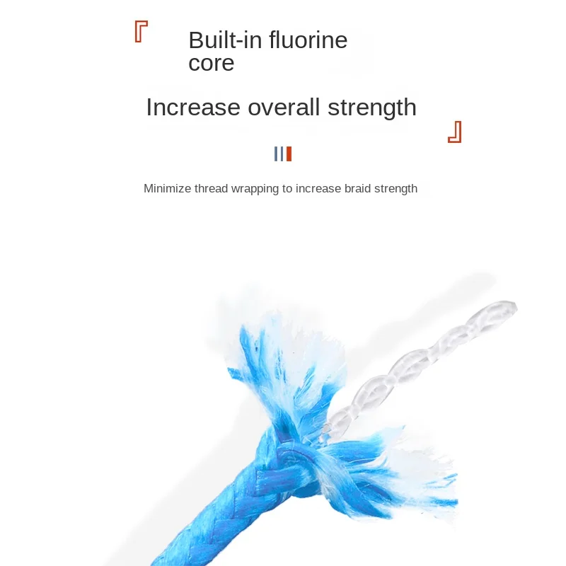 Línea auxiliar BKK barco de mar pesca placa de hierro gancho núcleo interno gancho de encuadernación cuerda 100 140 250 libras núcleo desmontable - imagen 3