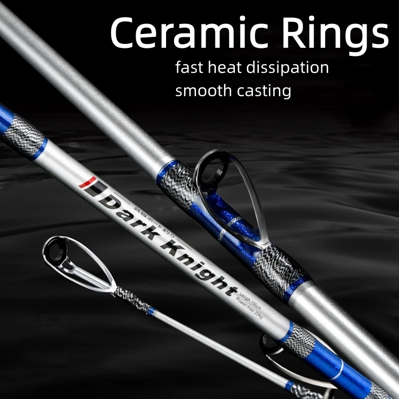 Caballero Oscuro – Caña de Carbono MH para Jigging y Casting