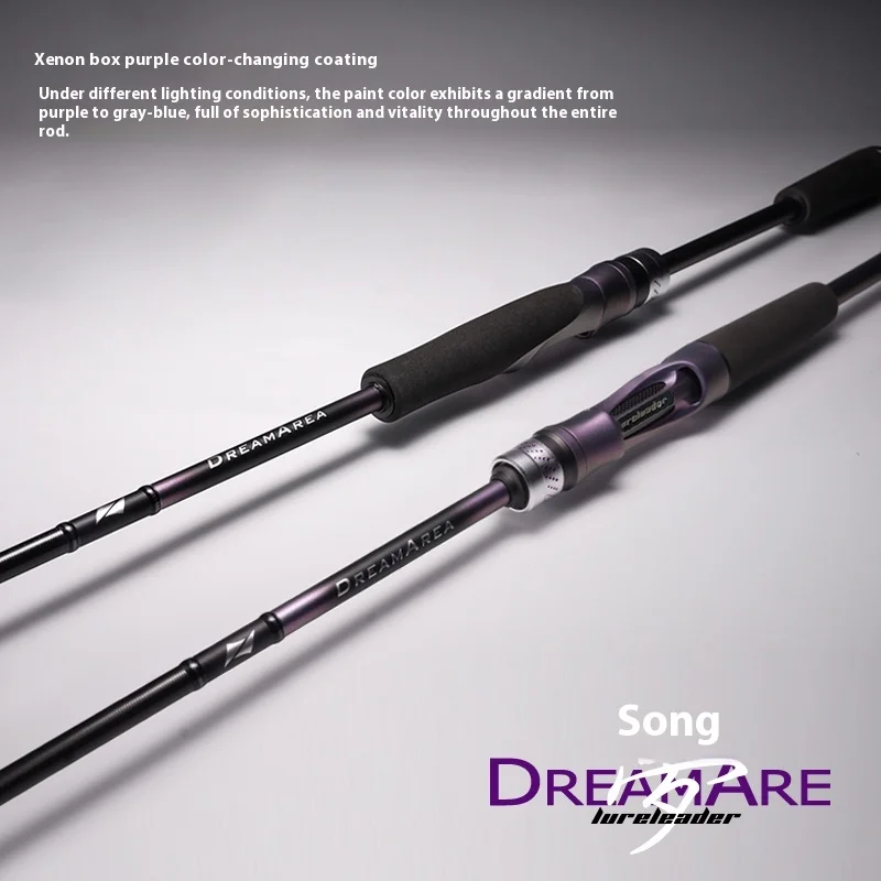 Caña de pescar Lingfeng Dreamare – Spinning ultrarrápida para lance largo