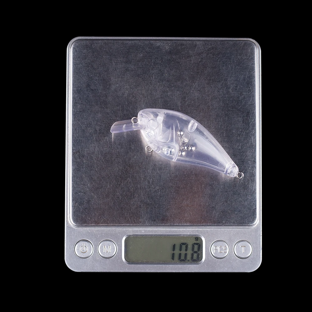 Hanlin-Señuelos de Pesca flotantes sin pintar, cebos Wobbler, aparejos de lubina de plástico duro, Crankbait, 10/20 piezas, 7,5 CM, 10,8G - imagen 3