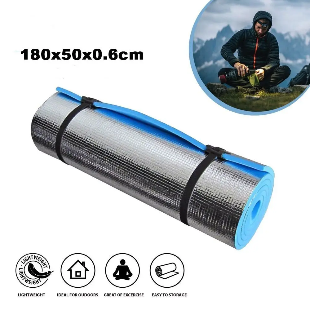 Esterilla de espuma Eva portátil para acampar al aire libre, esterilla de Yoga para gatear, alfombrilla de aluminio para acampar - imagen 3