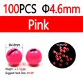 100pcs 4.6mm Pink