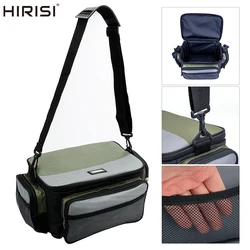 Hirisi-bolsas multifuncionales para aparejos de pesca, bolsa de pesca Oxford, caja de almacenamiento de herramientas de carrete de pesca W127