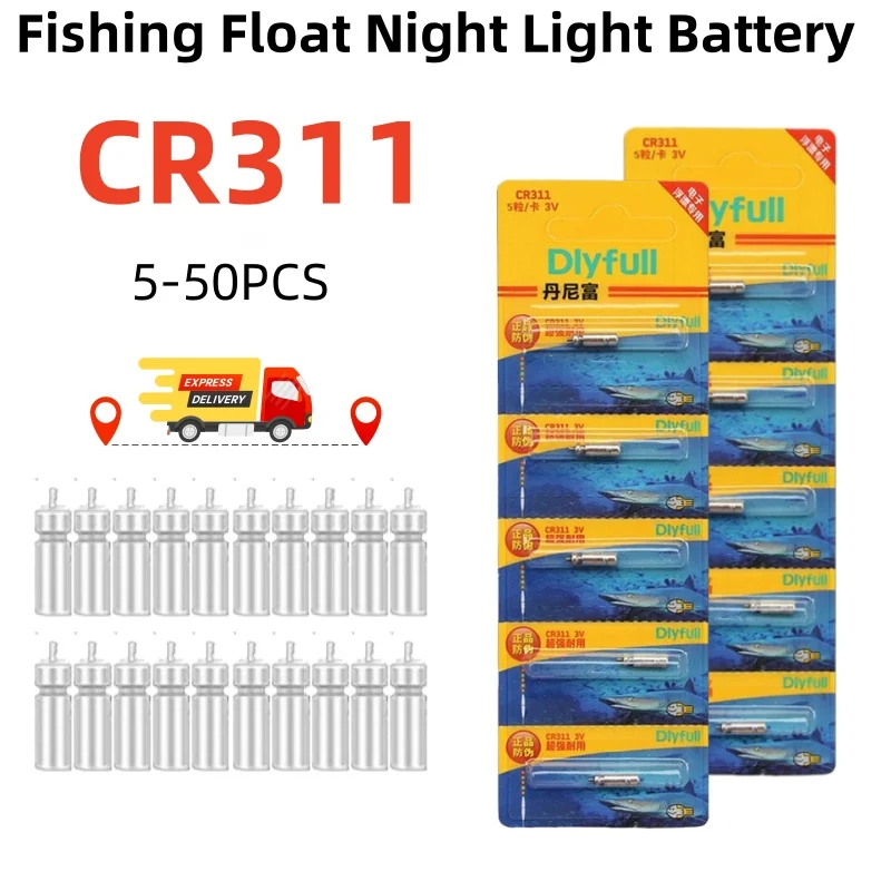 Baterías CR311 para flotadores electrónicos de pesca nocturna - imagen 2