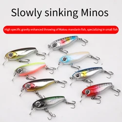 Señuelo Minnow Wobbler de hundimiento plástico duro para lubina