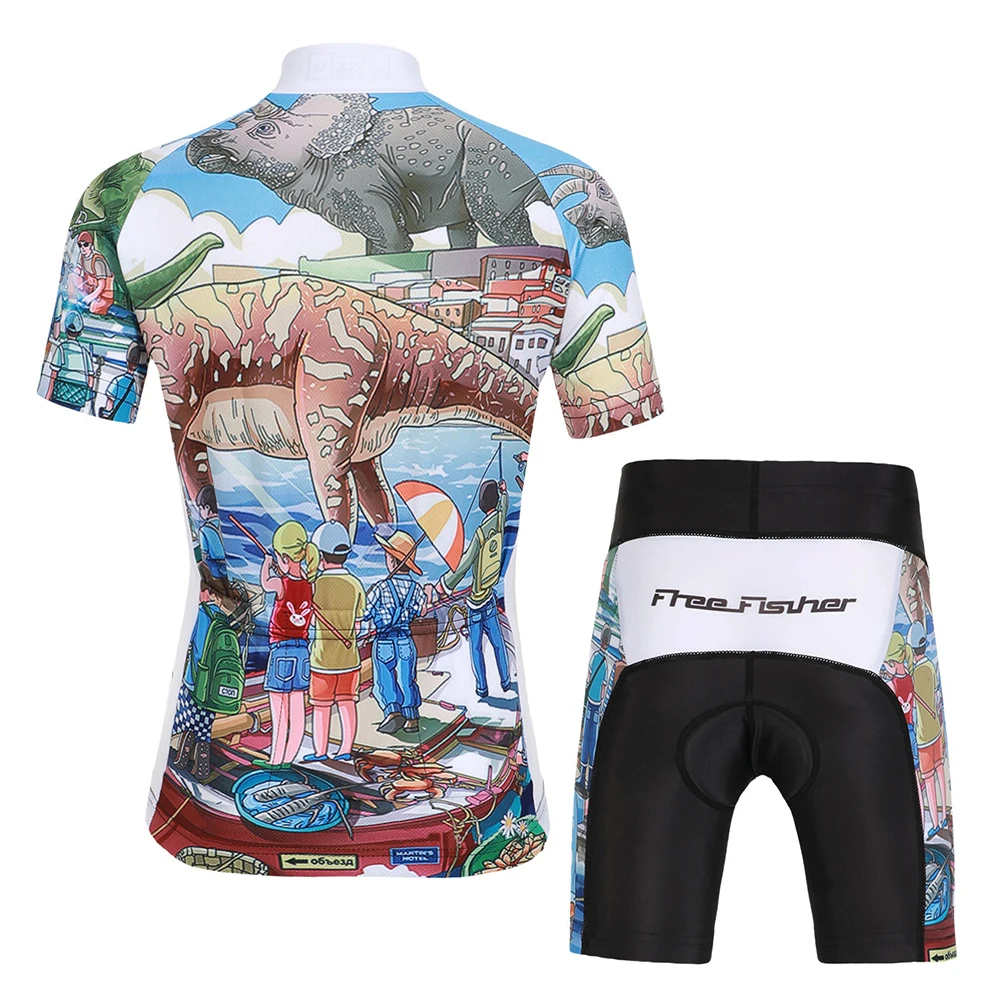 Conjunto jersey infantil acolchado dinosaurio espacial - imagen 3
