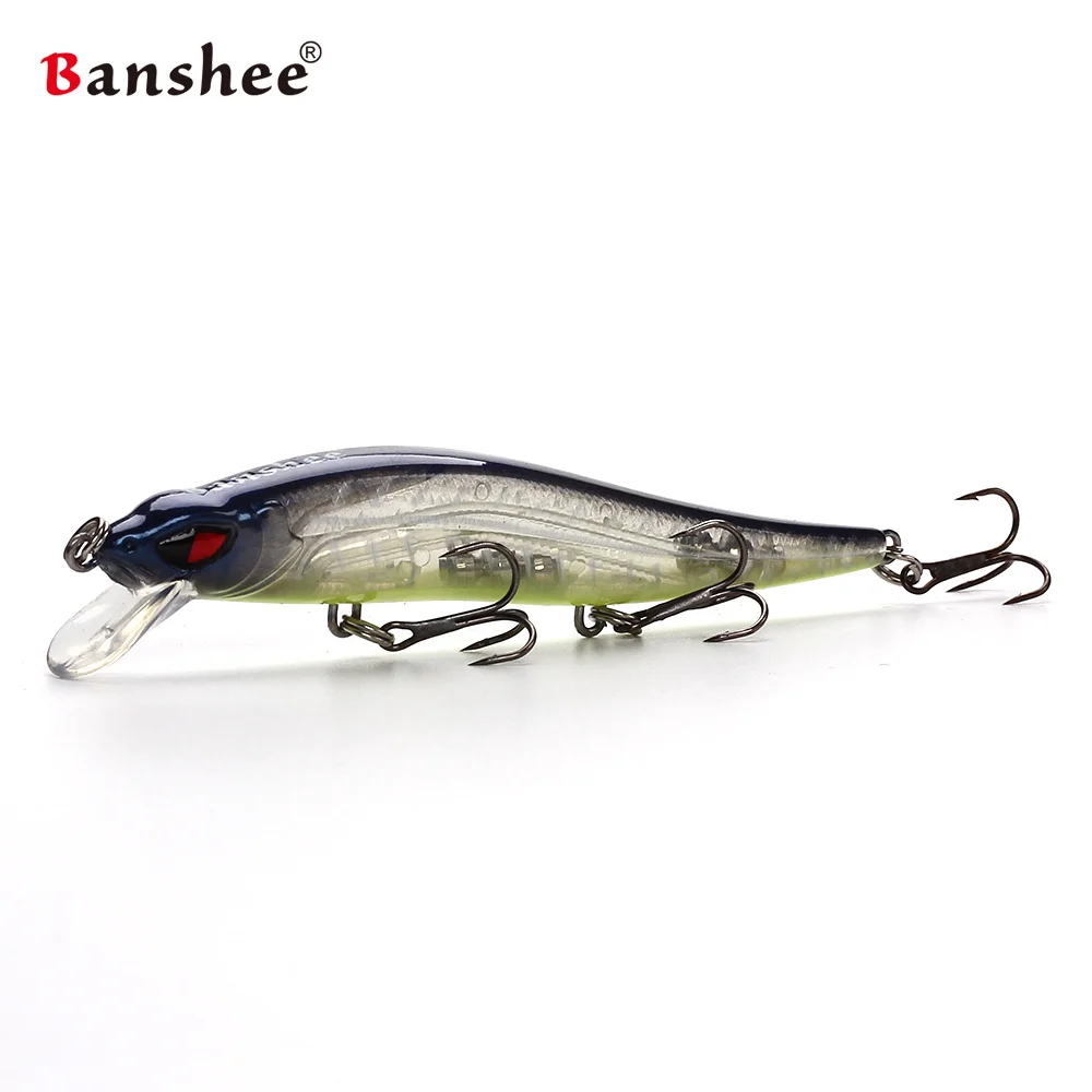 Señuelo de pesca de pasarela con bola de acero, 100mm, 10g, Jerkbait para Lucio, trucha, perca, Wobbler, hundimiento, Crankbait duro, cebos artificiales - imagen 3