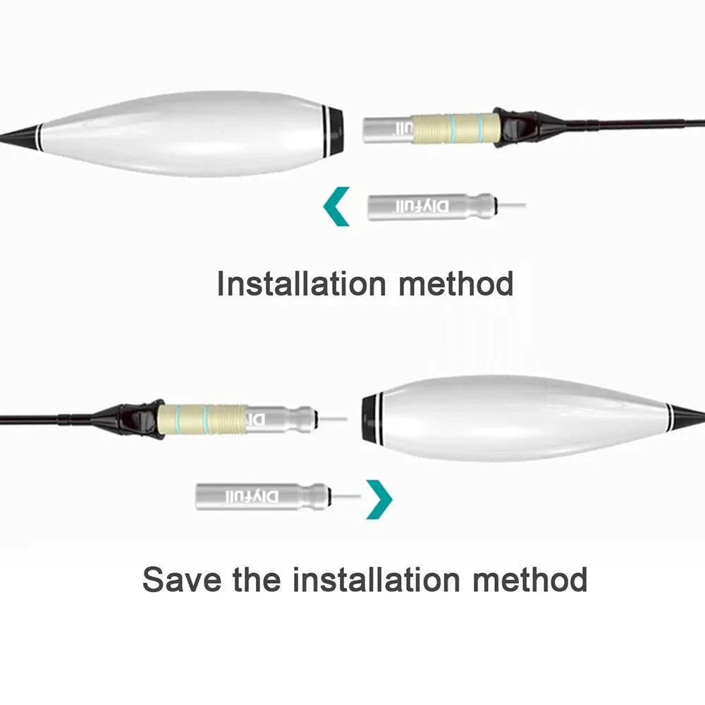 Juego de flotadores de pesca con Led, flotadores luminosos electrónicos inteligentes, 3g, 5g, 7g, 10g, 13g, 15g, 20g, detección de gravedad, invierno y verano, novedad de 2024 - imagen 5